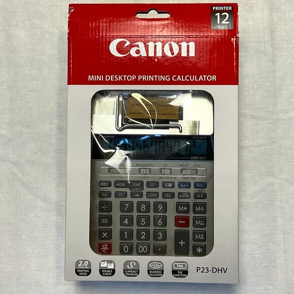 New Canon P23-DHV-3 Printing Calculator, 2279C001 - Picture 1 of 2